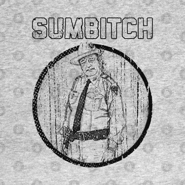 Vintage Sumbitch Halftone by Freya Fernand3z